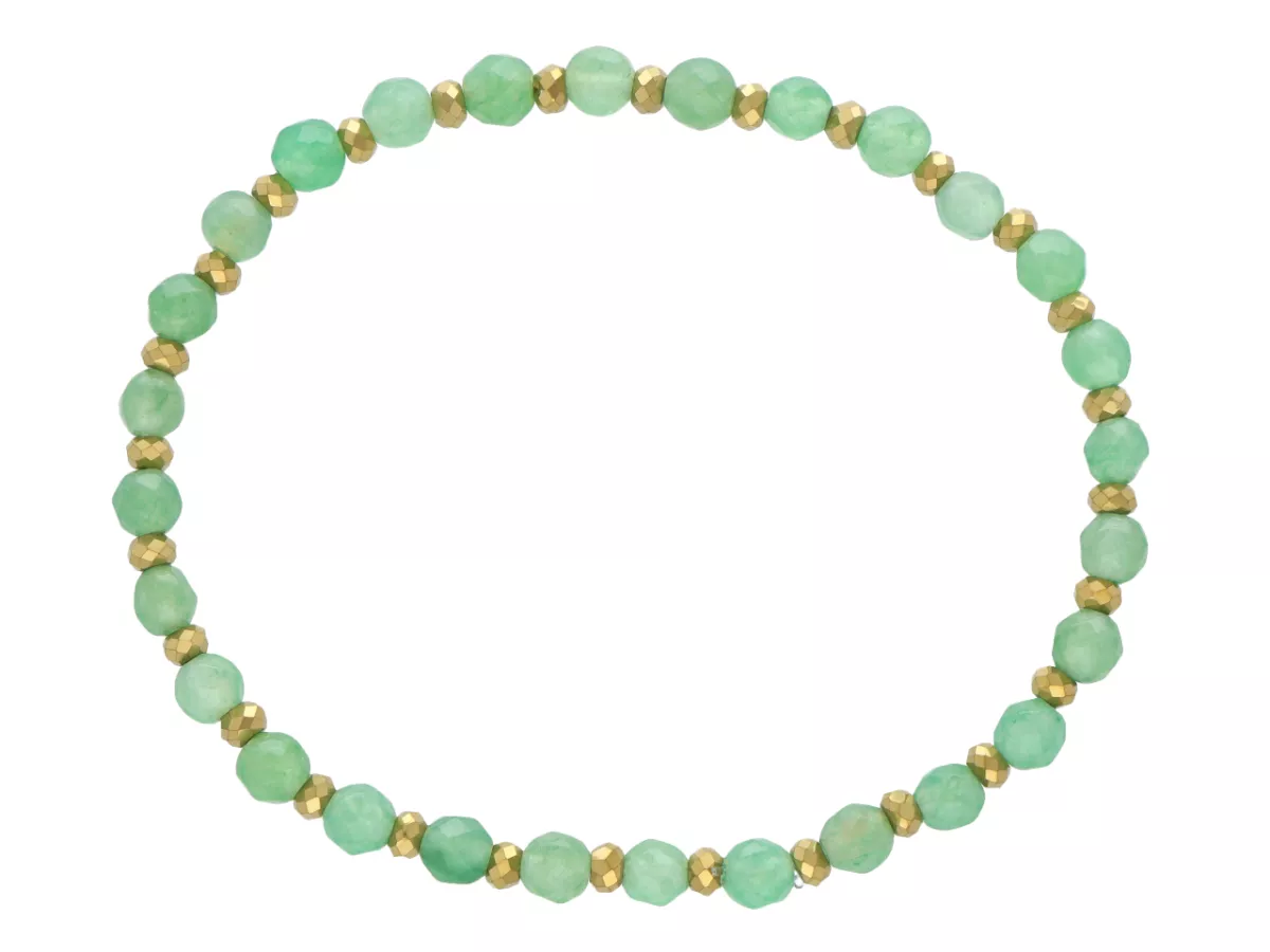 R5D08 BRANSOLETKA AGAT I HEMATYT