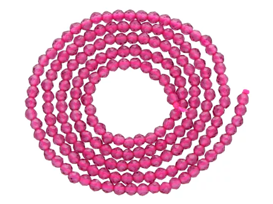 K6S33 AGAT KULE FASETOWANE 2 mm 1 SZNUR