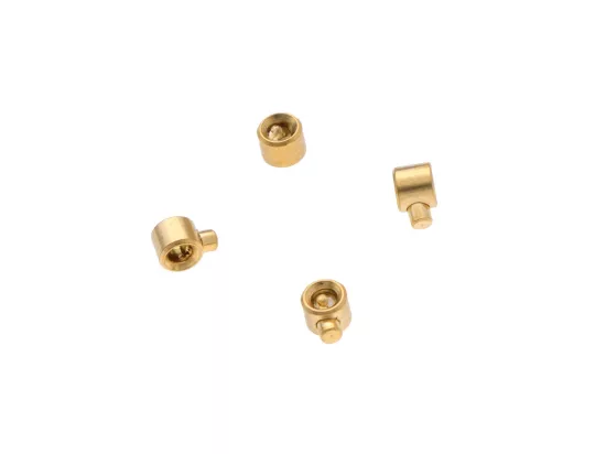 P5W67 ZACISKI OZDOBNE STAL CHIRURGICZNA 1 mm - 4 SZTUKI