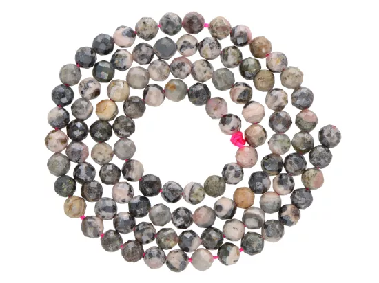 K7E82 RODONIT KULE FASETOWANE 4 mm - 1 SZNUR