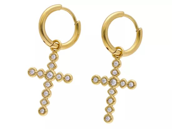 U1X04 KOLCZYKI STAL CHIRURGICZNA 1 PARA