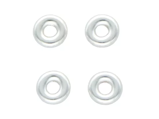 P3J18 PRZEKŁADKA OPONKA 4,5 mm SREBRO 925 - 4 SZTUKI