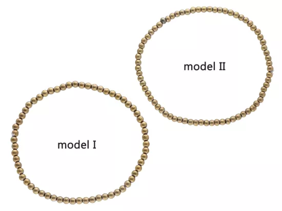 R3R00 BRANSOLETKA HEMATYT KULE 3 mm