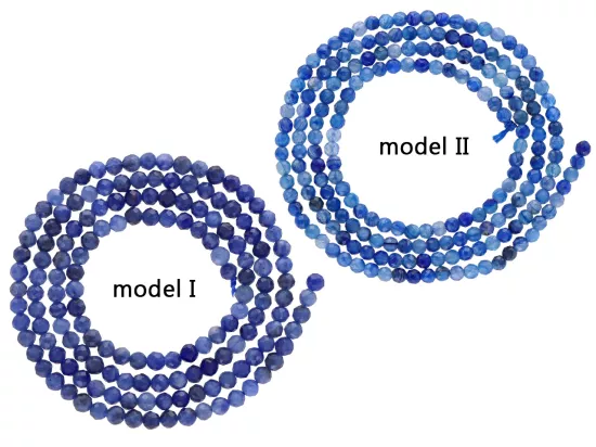 K6W07 SZAFIR KULE FASETOWANE 2 mm - 1 SZNUR