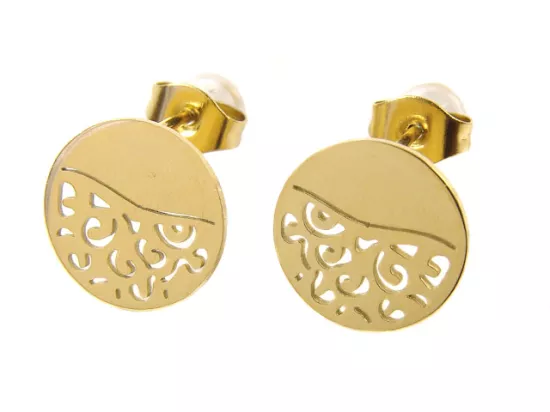 U1O25 KOLCZYKI STAL CHIRURGICZNA 1 PARA