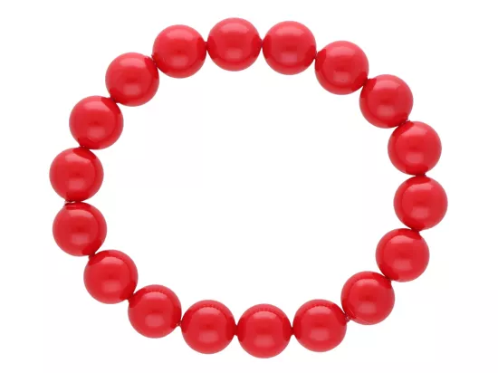 R5F83 BRANSOLETKA PERŁA MAJORKA KULE 10,5 mm
