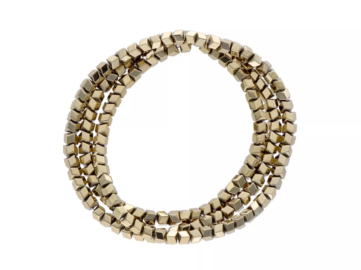 K6Z48 HEMATYT ELEMENTY 3/2,5 mm - 1 SZNUR