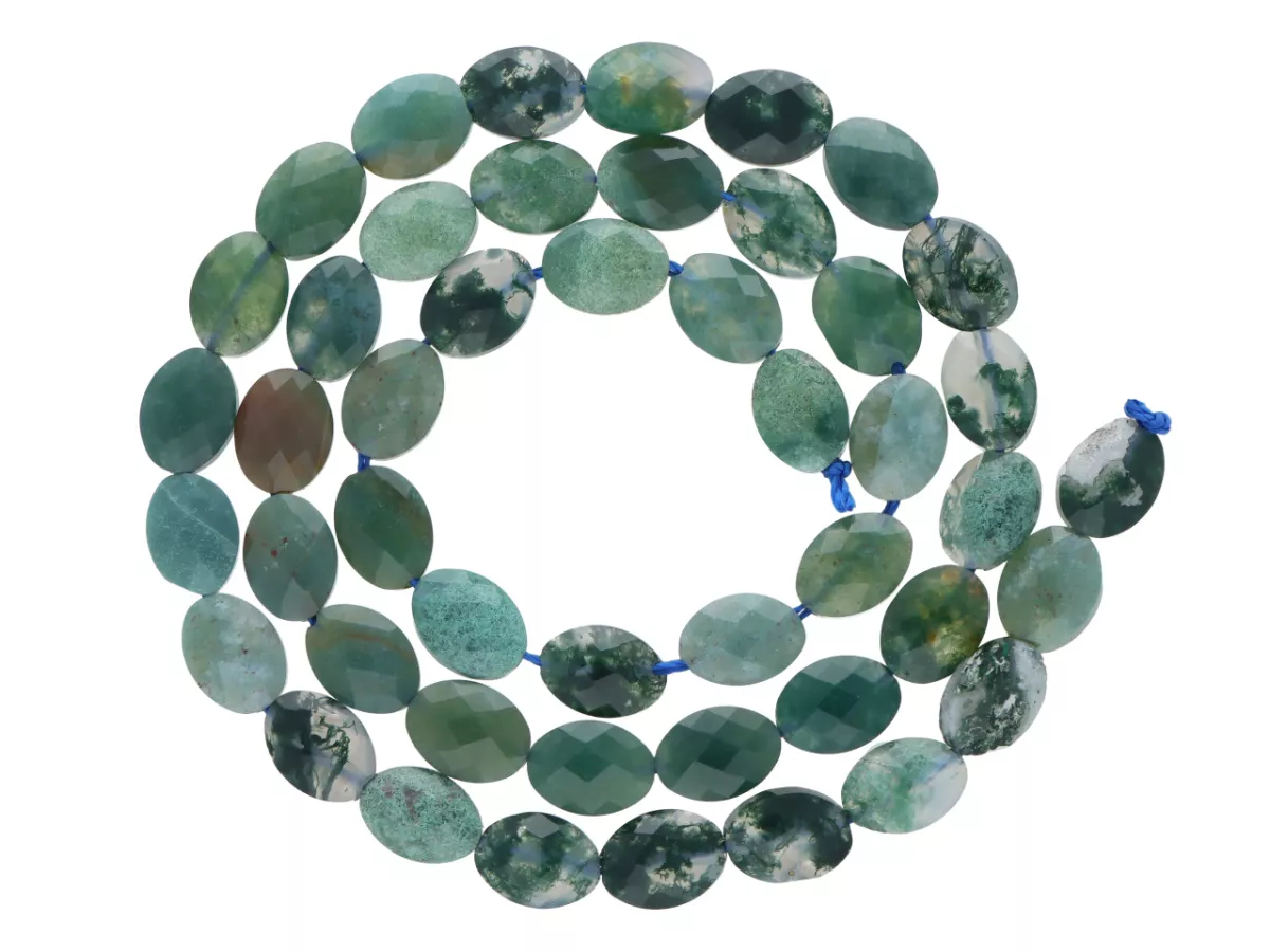 K7P68 AGAT INDYJSKI OWAL FASETOWANY 6/8 mm - 1 SZNUR