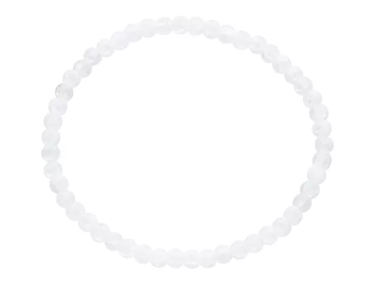 R4J83 BRANSOLETKA KRYSZTAŁ LODOWY MATOWY KULE 4,5 mm