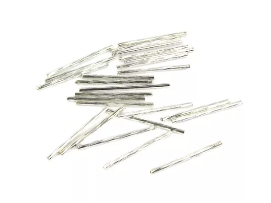 P4O09 RURKI PROSTE KARBOWANE 25/1,5 mm - 24 SZTUKI