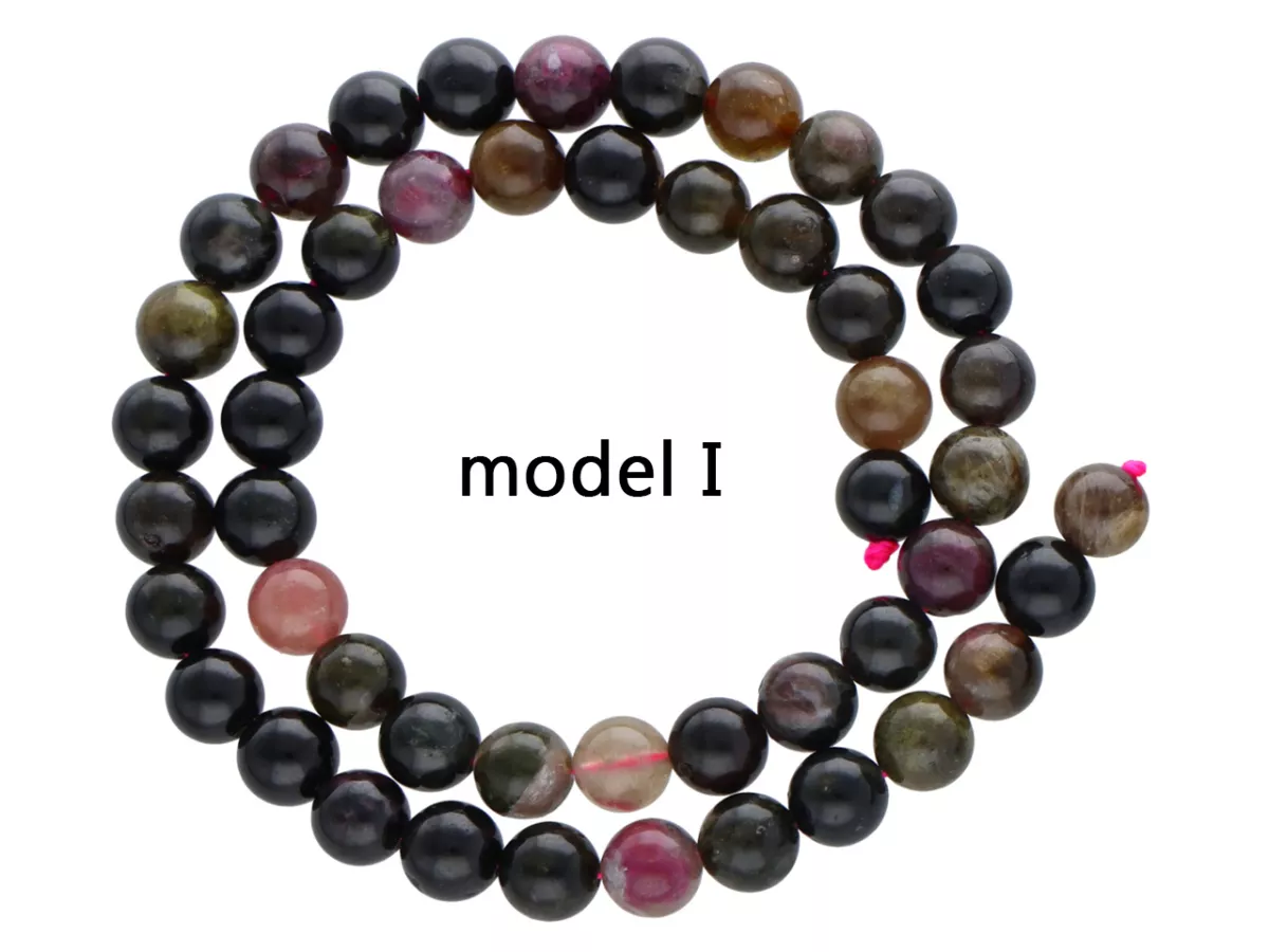 K6Y87 TURMALIN KULE 8 mm - 1 SZNUR