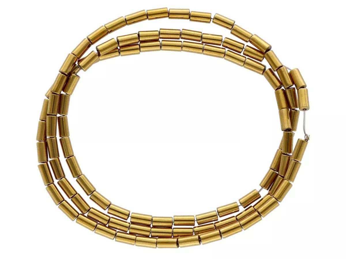 K6O39 HEMATYT WAŁKI 2/4 mm - 1 SZNUR