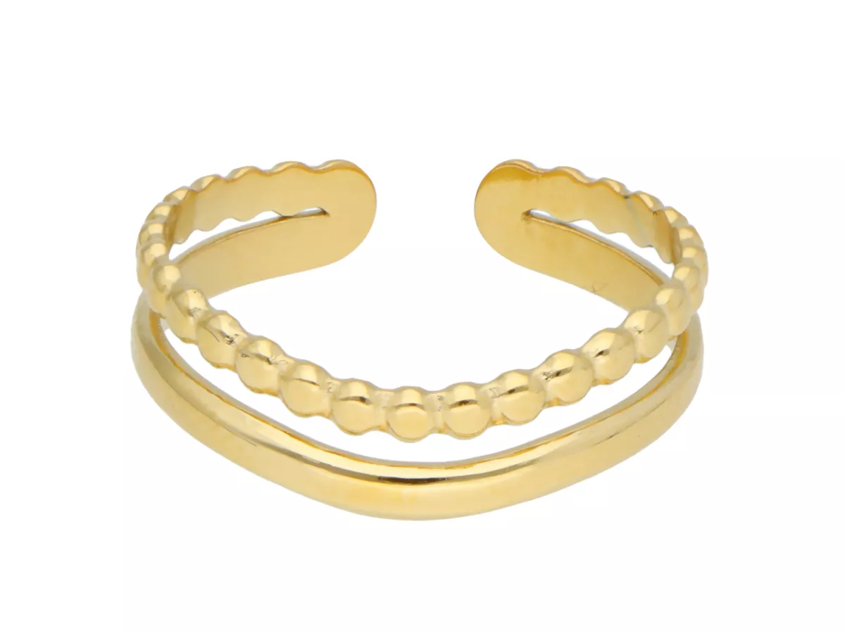 R3Z53 PIERŚCIONEK ZE STALI CHIRURGICZNEJ - 1 SZTUKA