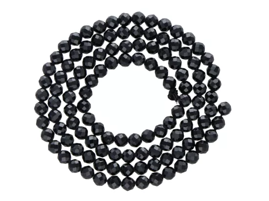 K6Y36 SPINEL KULE FASETOWANE 3 mm - 1 SZNUR