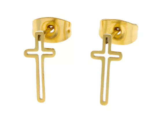 U1N10 KOLCZYKI STAL CHIRURGICZNA 1 PARA