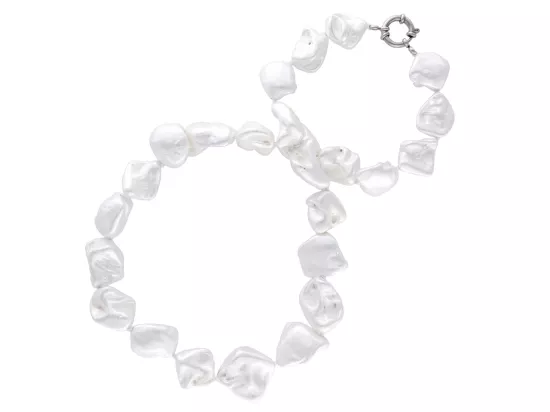 N2G77 NASZYJNIK PERŁA MAJORKA