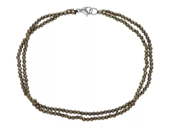 R3B56 BRANSOLETKA PIRYT KULE FASETOWANE 2 mm