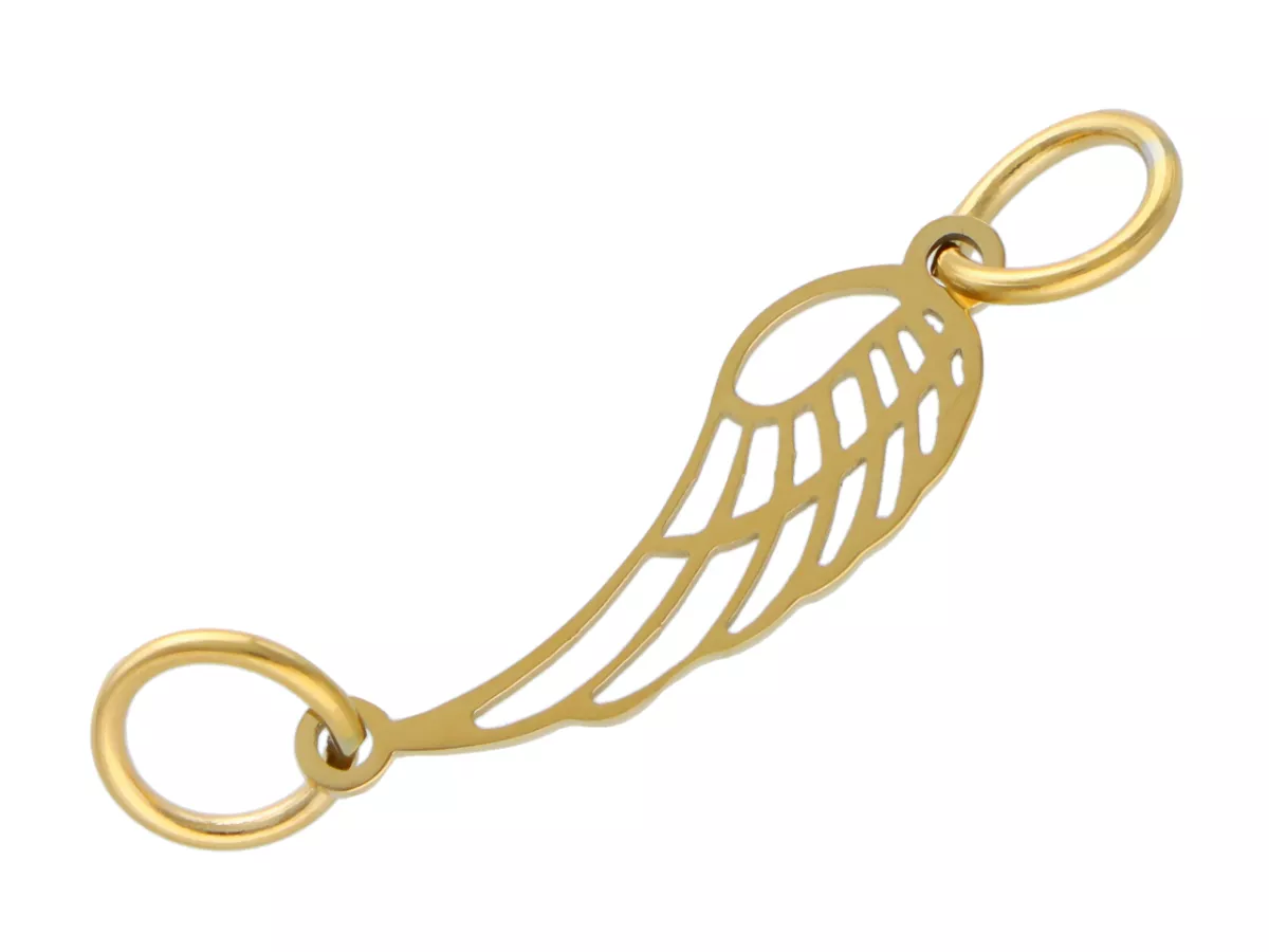 P5O16 ELEMENT OZDOBNY ŁĄCZNIK STAL CHIRURGICZNA - 1 SZTUKA