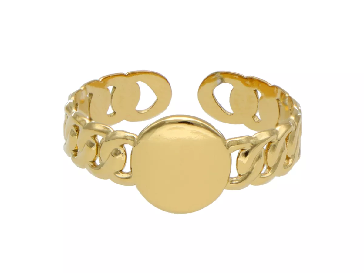 R3Z65 PIERŚCIONEK ZE STALI CHIRURGICZNEJ - 1 SZTUKA