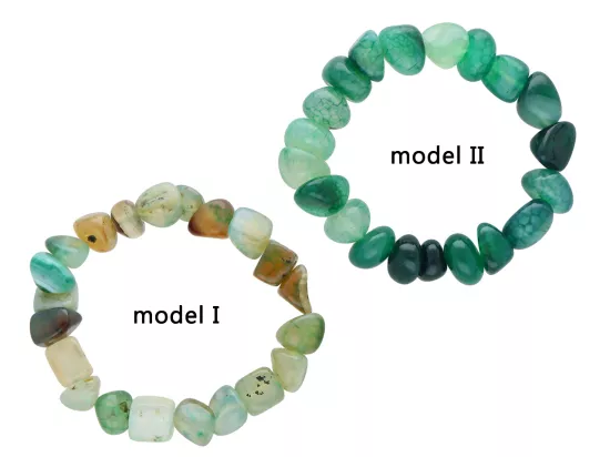 R4J39 BRANSOLETKA AGAT BRYŁKI