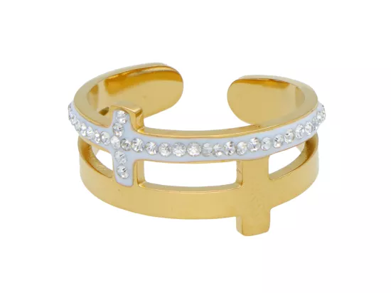 R3X39 PIERŚCIONEK ZE STALI CHIRURGICZNEJ - 1 SZTUKA