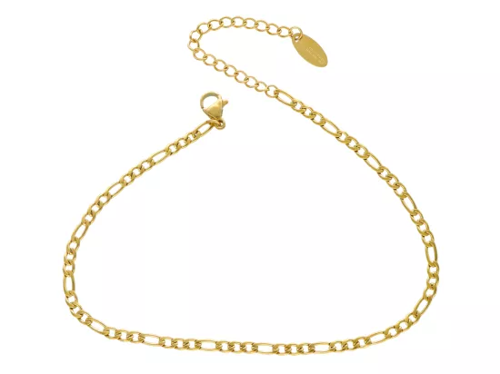 R3Y32 BRANSOLETKA NA NOGĘ ZE STALI CHIRURGICZNEJ