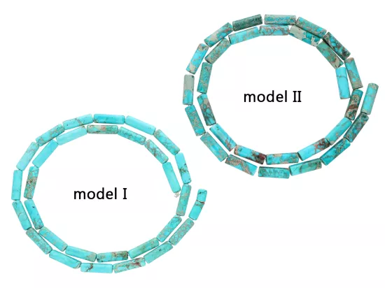 K7L36 TURKUS WAŁKI 4/13 mm - 1 SZNUR