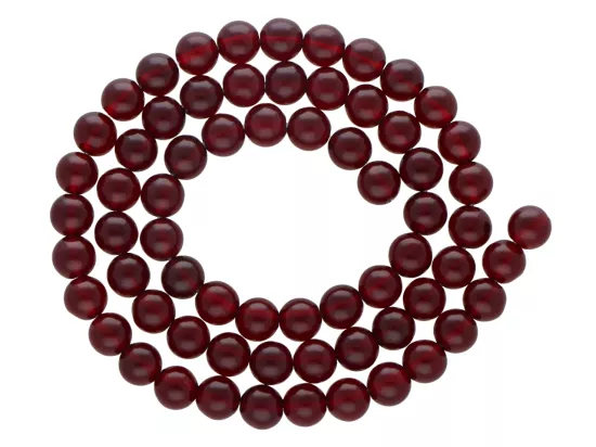 K7S93 GRANAT KULE 6 mm - 1 SZNUR