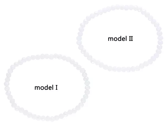 R4F73 BRANSOLETKA KRYSZTAŁKI 4,5 mm NA GUMCE