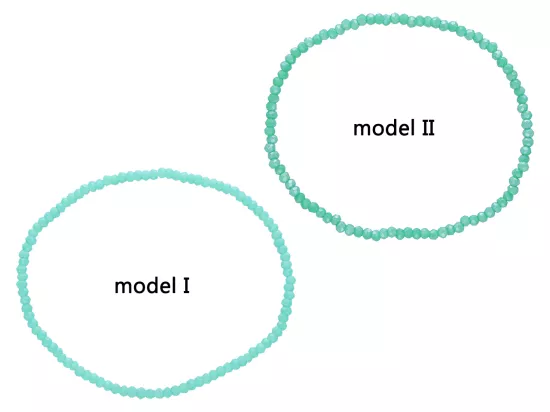 R4B67 BRANSOLETKA KRYSZTAŁKI 2,5 mm NA GUMCE