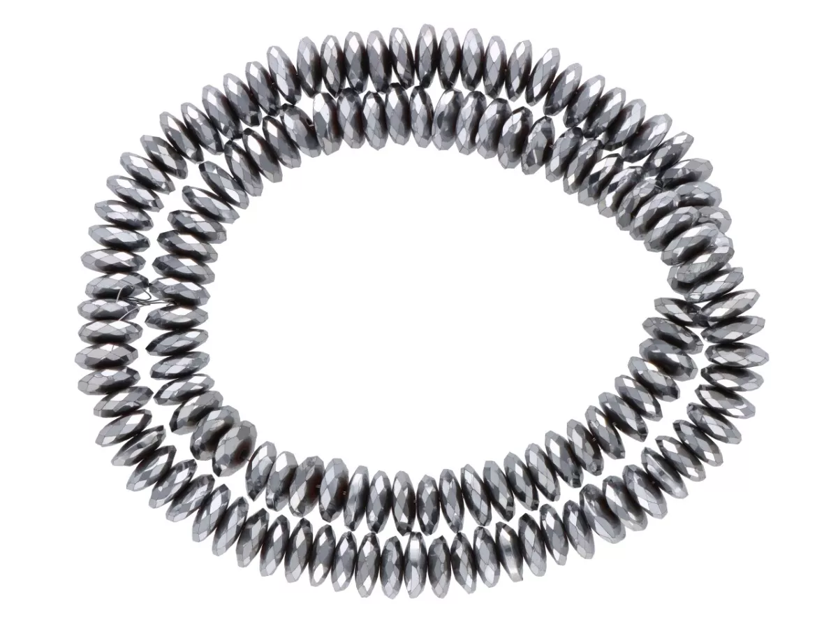 K6B05 HEMATYT TALERZYKI FASETOWANE 8 mm - 1 SZNUR