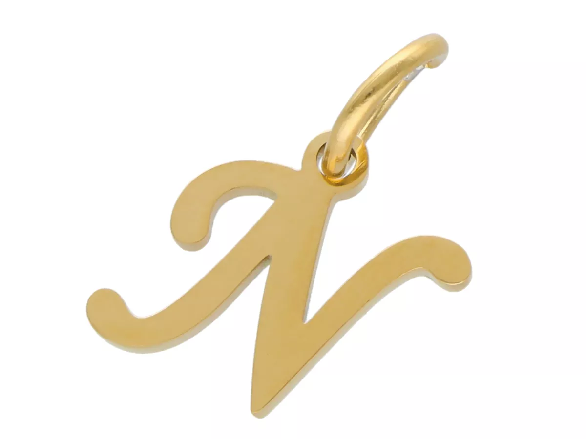 P5N75 ZAWIESZKA OZDOBNA ZE STALI CHIRURGICZNEJ LITERKA 