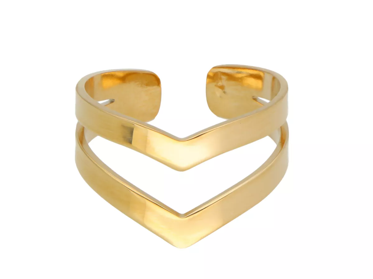 R3J38 PIERŚCIONEK ZE STALI CHIRURGICZNEJ - 1 SZTUKA