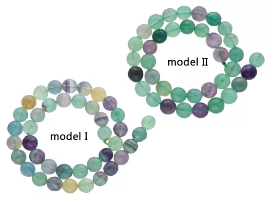 K6R31 FLUORYT ZIELONY KULE FASETOWANE 10 mm 1 SZNUR