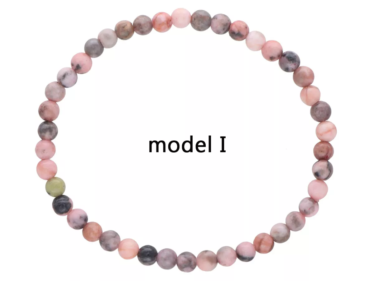 R4T86 BRANSOLETKA RODONIT KULE 4,5 mm