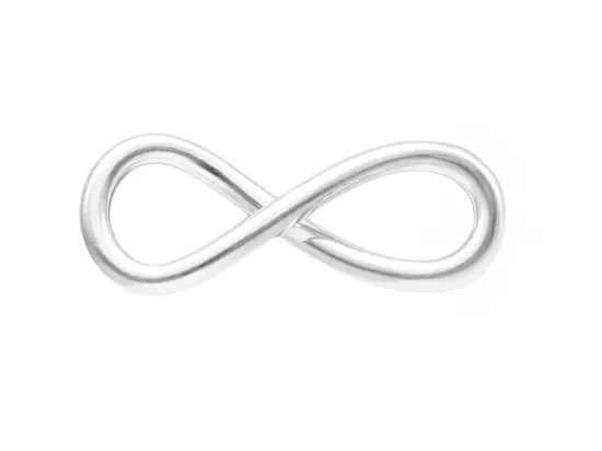 P3G97 ELEMENT OZDOBNY NIESKOŃCZONOŚĆ SREBRO 925 - 1 SZTUKA