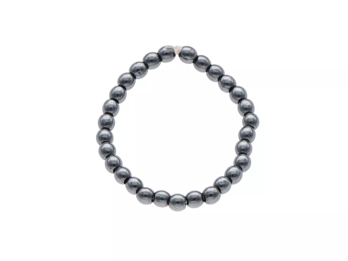 R3B91 PIERŚCIONEK HEMATYT KULE 2 mm