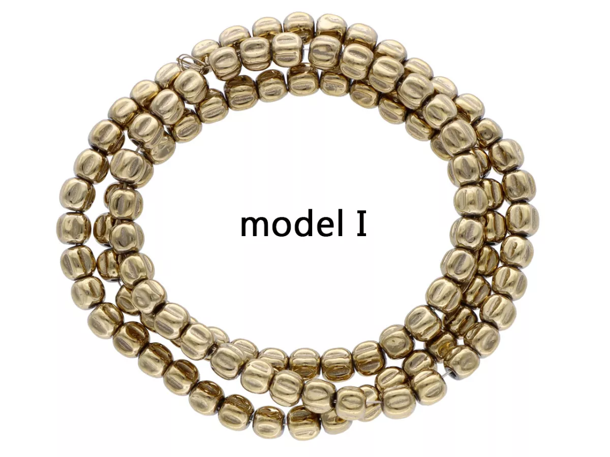 K7B06 HEMATYT ELEMENTY 4/3,5 mm - 1 SZNUR