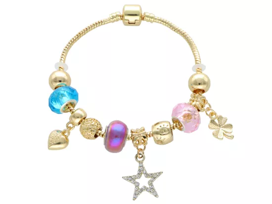 R4B19A BRANSOLETKA MODUŁOWA Z ZAWIESZKAMI - 1 SZTUKA