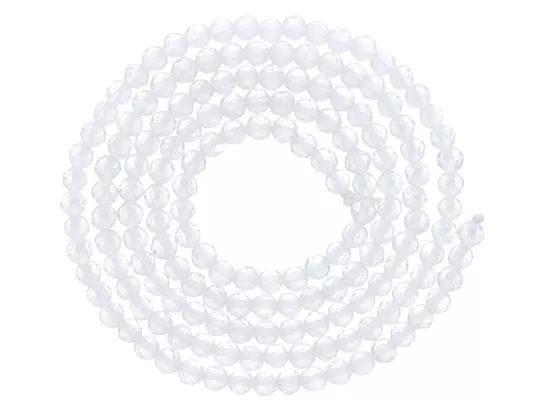 K6S40 KRYSZTAŁ GÓRSKI KULE FASETOWANE 2,5 mm - 1 SZNUR