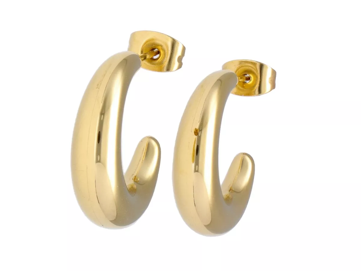 U1W95 KOLCZYKI STAL CHIRURGICZNA 1 PARA