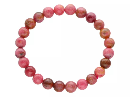 R4J18 BRANSOLETKA RODONIT KULE 8 mm