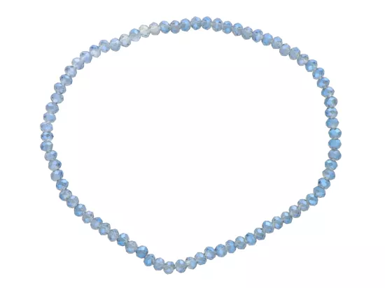 R4B71 BRANSOLETKA KRYSZTAŁKI 2,5 mm NA GUMCE