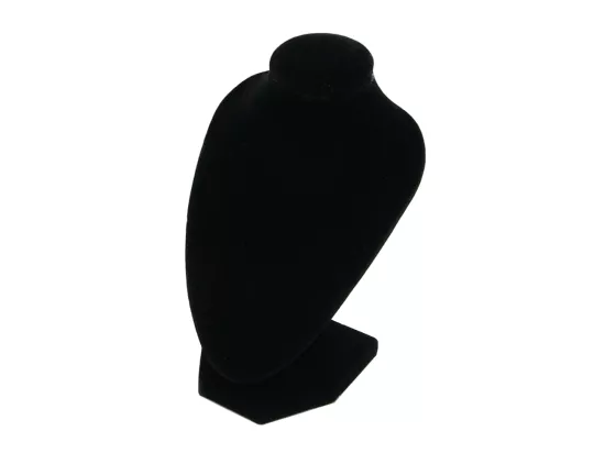 V1B03 EKSPOZYTOR NA BIŻUTERIĘ ZAMSZOWY 15 cm (O1C25) WADLIWY