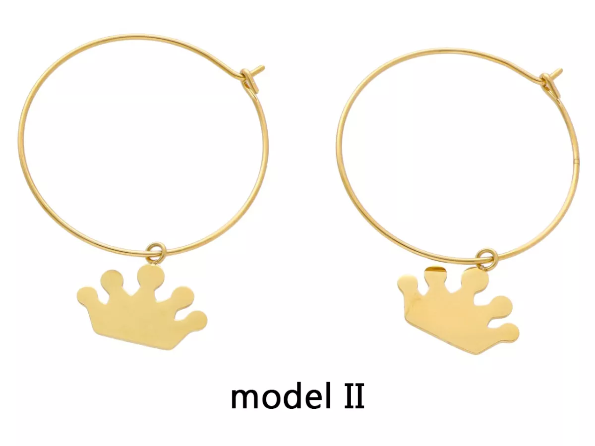 U1O78 KOLCZYKI STAL CHIRURGICZNA 1 PARA