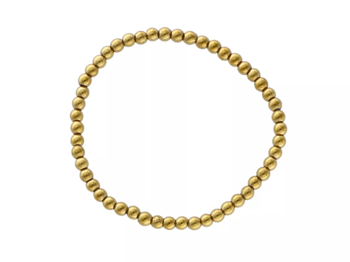 R2S70 BRANSOLETKA HEMATYT KULE 4 mm