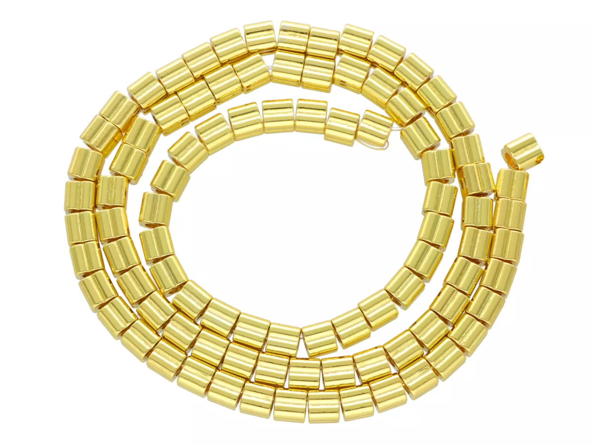 K7F47H HEMATYT ELEMENTY 5/4,3 mm - 5 SZNURÓW - ZESTAW