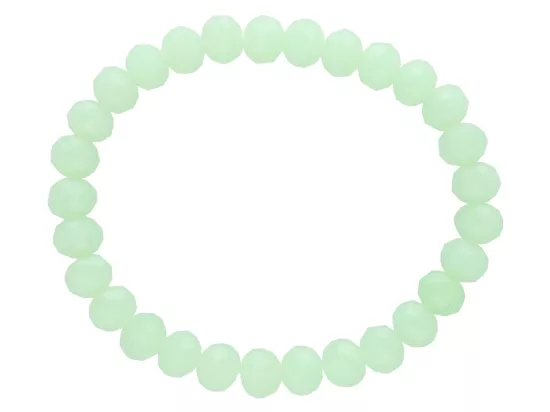 R2G31 BRANSOLETKA KRYSZTAŁKI 8 mm NA GUMCE