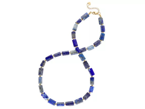 N3N31 NASZYJNIK LAPIS LAZULI I HEMATYT