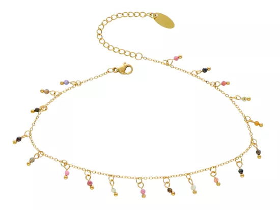 R3W23 BRANSOLETKA NA NOGĘ STAL CHIRURGICZNA